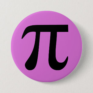 Orchid and Black Pi Button