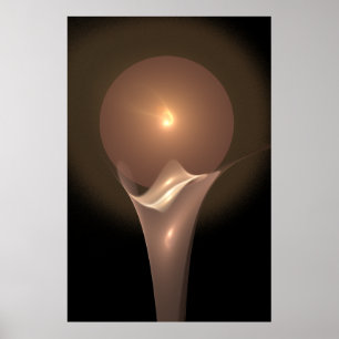 'Orchid and Orb' Poster
