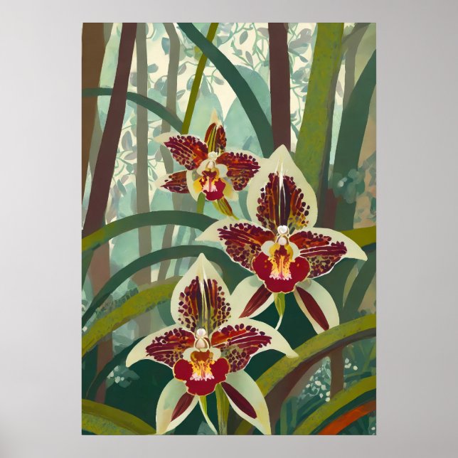 Orchid Art V16 Poster (Front)