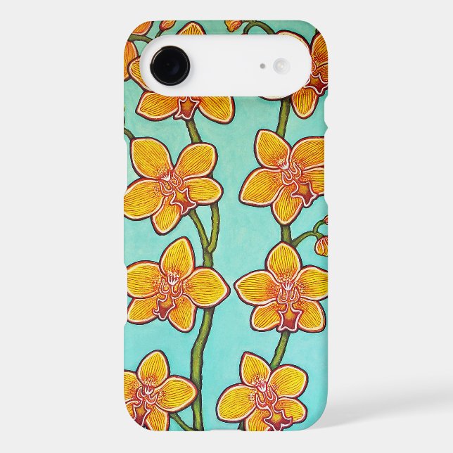 Orchid Azure Bliss Iphone Case (Back)
