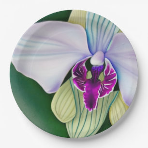 Orchid Beauty Paper Plate
