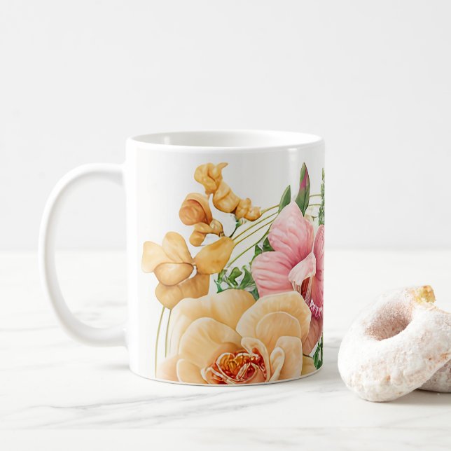 Orchid Blast Coffee Mug (With Donut)