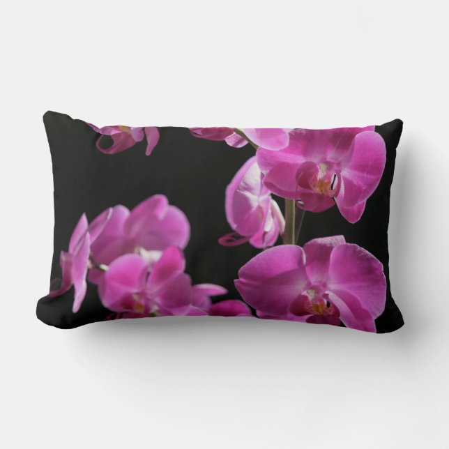Orchid Blossoms Pillow (Front)