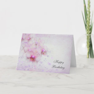 Orchid Bubbles Card