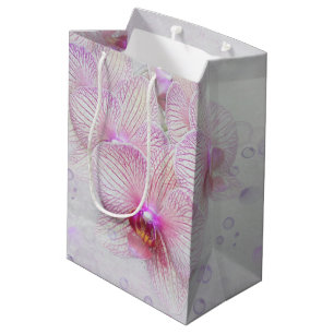 Orchid Bubbles Medium Gift Bag