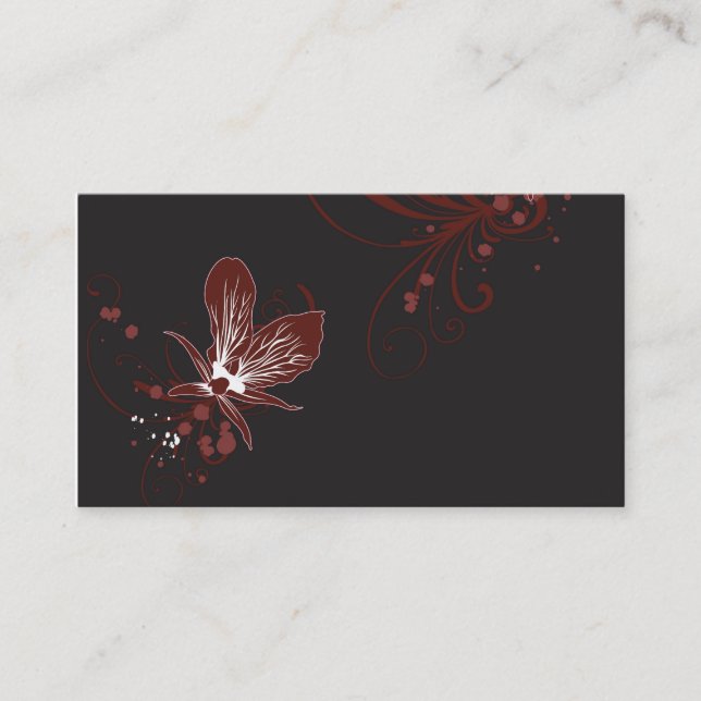Orchid Business Card (Front)