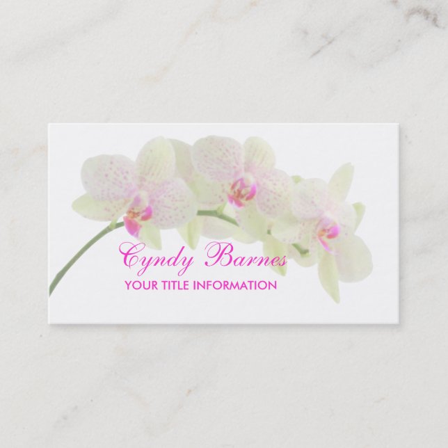 Orchid Business Card (Front)