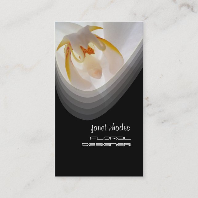 Orchid business cards (Front)