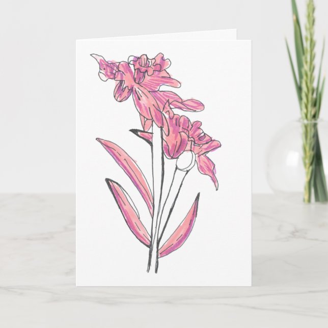 Orchid Card (Front)