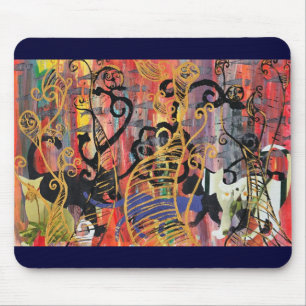 Orchid Cats Mouse Pad
