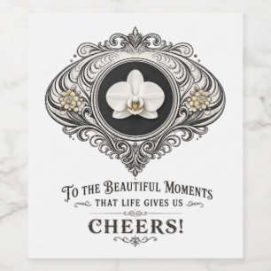 orchid cheers wine labels