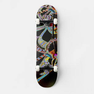 Orchid collection skateboard