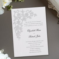 Orchid Dance Formal Traditional Ivory Wedding
