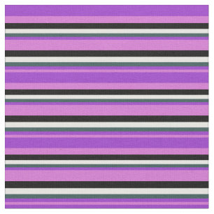 Orchid, Dark Orchid, Dark Slate Grey, White, Black Fabric