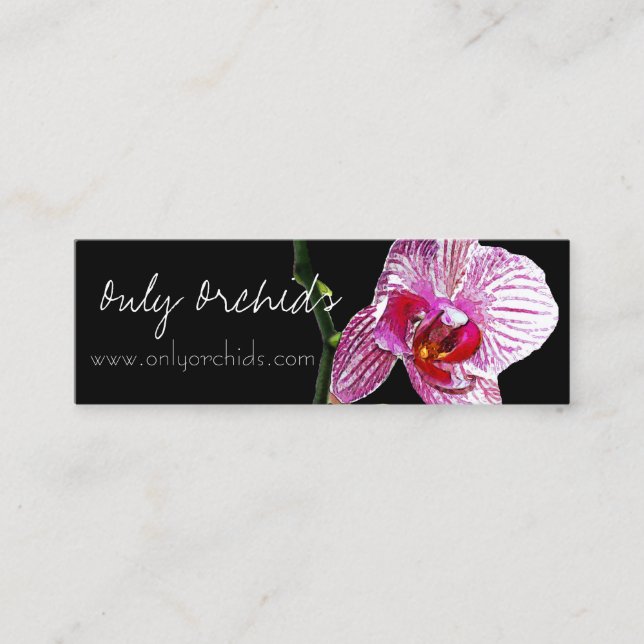 Orchid Design Profile Card (Front)