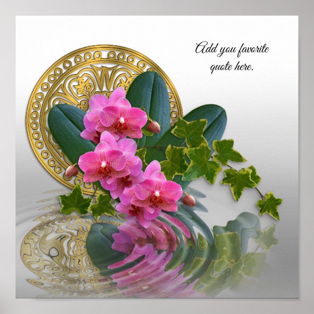 Orchid elegance poster (Front)