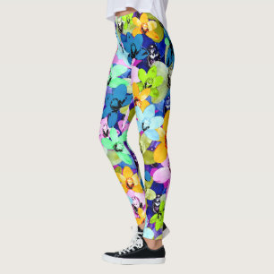 Orchid Extravaganza Watercolour,  Leggings