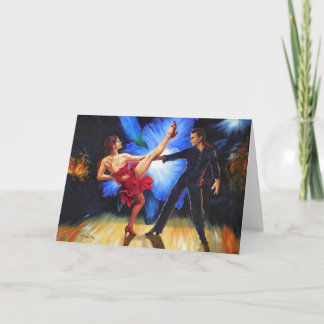 Orchid Fire Card