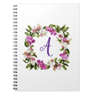 ORCHID FLORAL FRAME NOTEBOOK