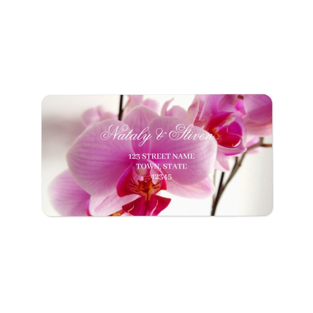  Orchid flower  Label (Front)