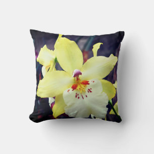 Orchid Flower Pillow