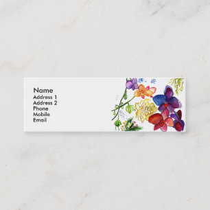 Orchid Fun Profile Card white
