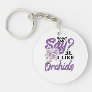 Orchid Gardening Key Ring
