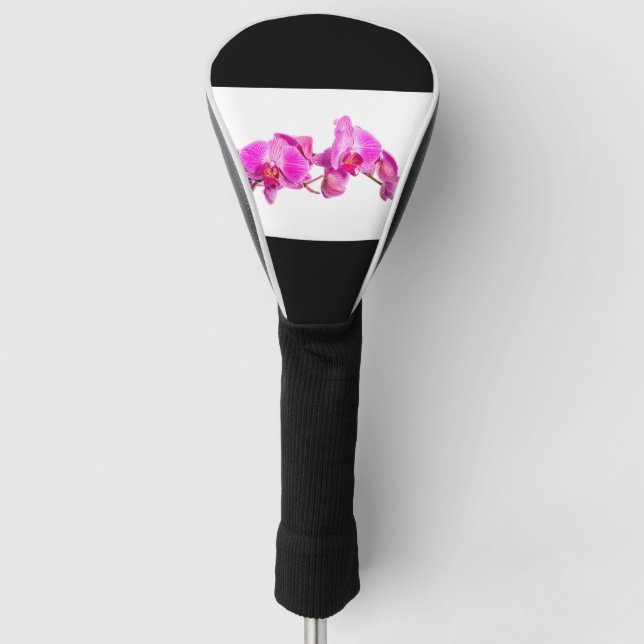 Orchid Golf Head Cover (Front)