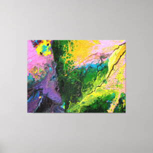 Orchid in blooms close up #1 canvas print