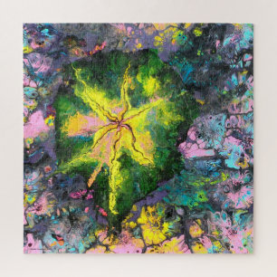 Orchid In Blooms Poster Jigsaw Puzzle