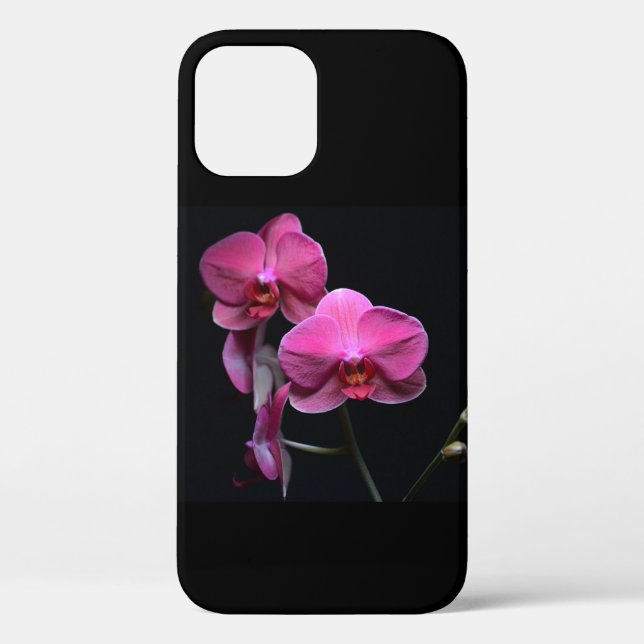 Orchid iPhone 12 / iPad case (Back)
