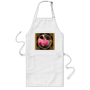 Orchid - It takes two to tango Long Apron