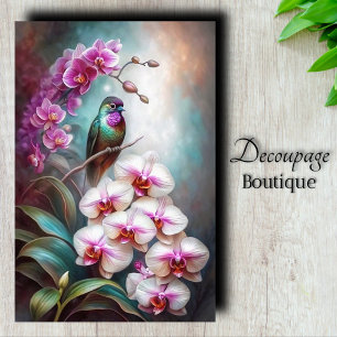 Orchid Jewel Decoupage Tissue Paper