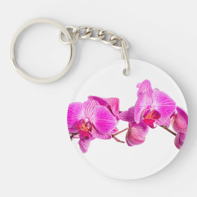 Orchid Key Ring (Front)