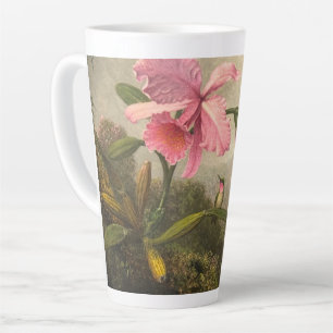 orchid latte mug