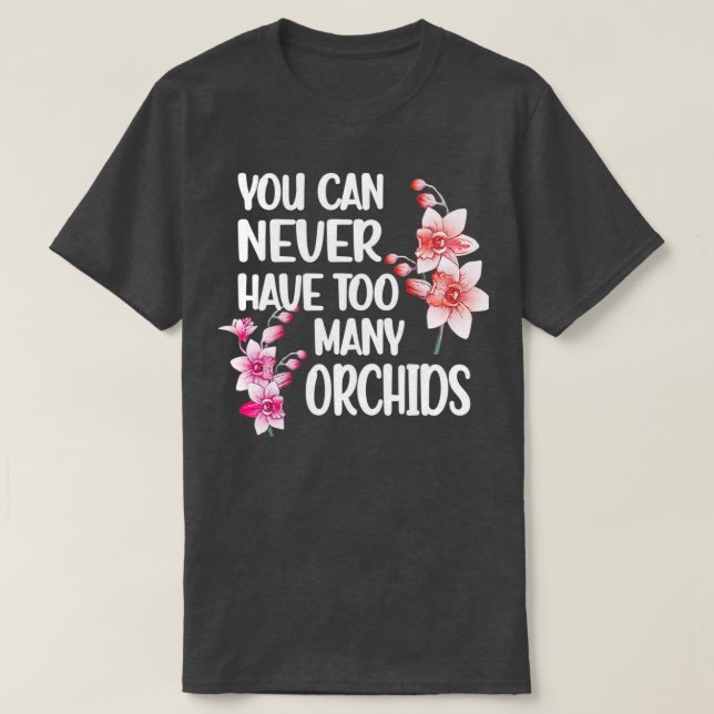 Orchid Lover Orchid Whisperer Orchid Plant Grower  T-Shirt (Design Front)