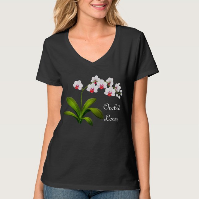 Orchid Lover Phalaenopsis Shirt (Front)