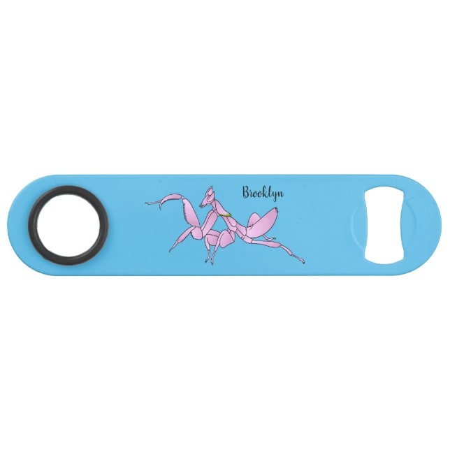 Orchid mantis cartoon illustration  (Front (Horizontal))