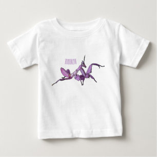 Orchid mantis cartoon illustration baby T-Shirt