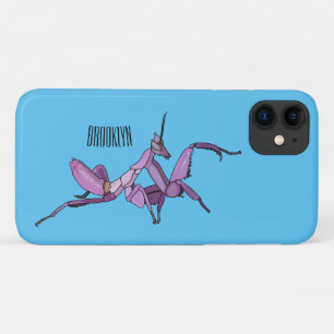 Orchid mantis cartoon illustration Case-Mate iPhone case