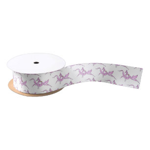Orchid mantis cartoon illustration satin ribbon