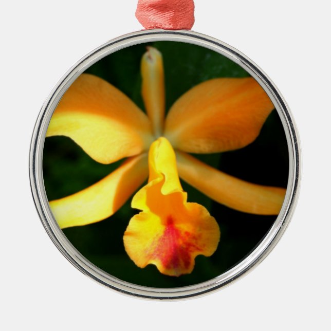 orchid metal tree decoration (Front)