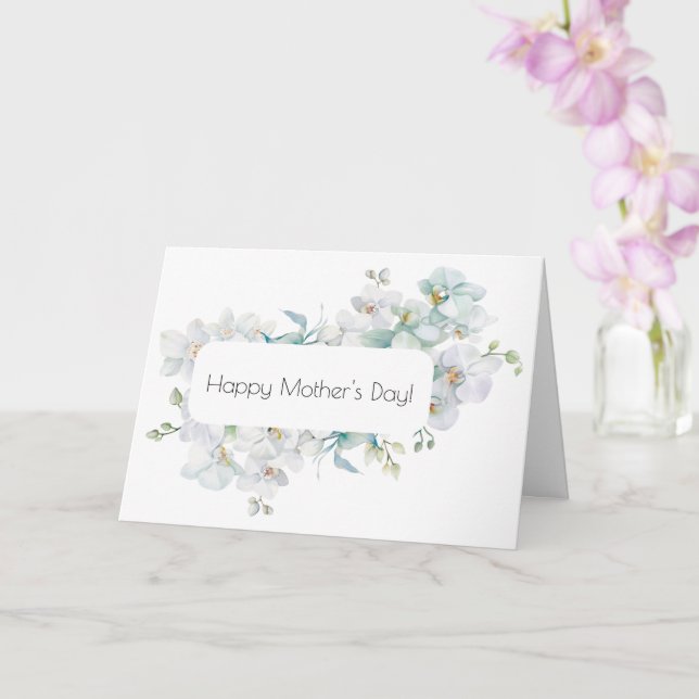 Orchid Mother's Day Card (Orchid)