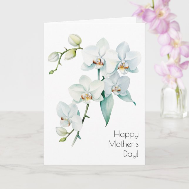Orchid Mother's Day Card (Orchid)