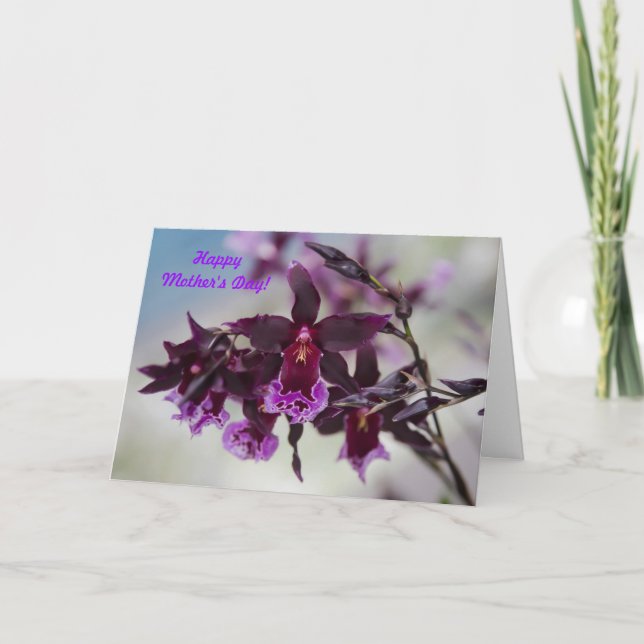 Orchid Mother's Day Card (Front)