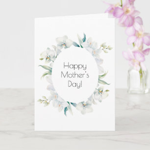 Orchid Mother's Day Greeting Card