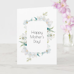 Orchid Mother's Day Greeting Card
