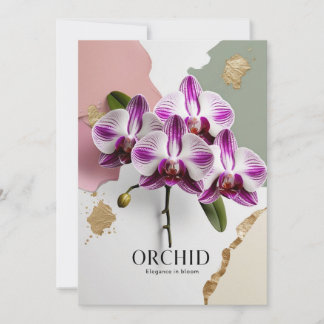 Orchid Nights,NewYork Botanical Garden,Orchid Nigh Invitation