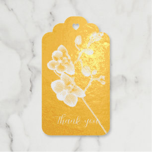 Orchid pink white colour black pale gentle purple gift tags