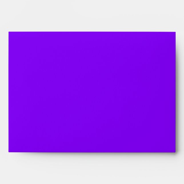 Orchid Purple Custom Wedding Envelope (Front)